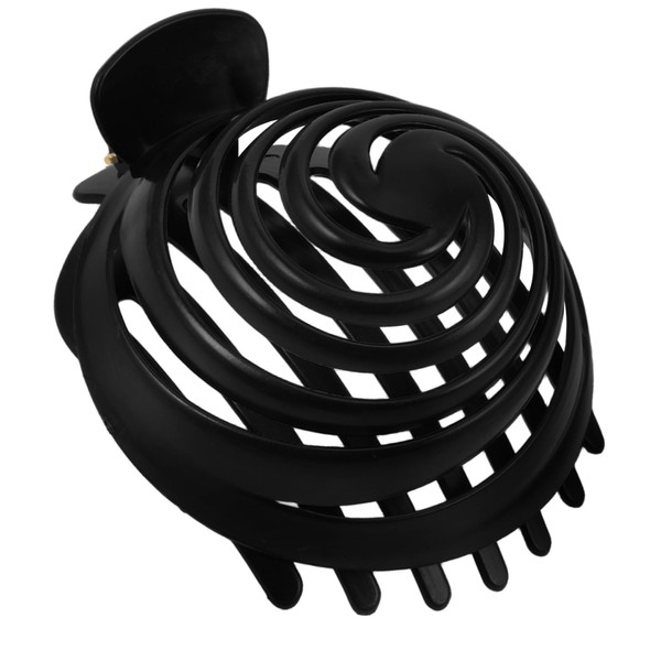 Ipetboom Spiral Dome Hair Holder Black Hair Claw for Women