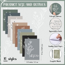 Tellingyou 100 Pcs Employee Appreciation Gifts bulk Inspirational Notebook Ballpoint Pen Notepad Journal for Team Teacher Women (Appreciation)