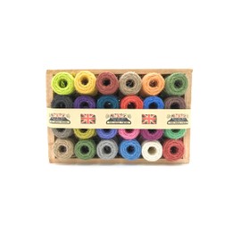 Bosmere K812 Nutscene Wood Crate of 24 Mini Twines Spools