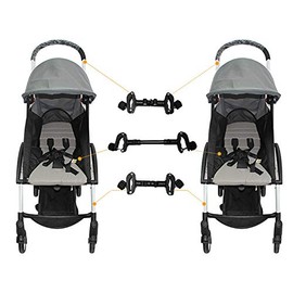 Stroller Connectors, Turn 2 Strollers into an Instant Tandem Stroller, Fits Most Strollers
