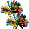 Artec 14812 Rainbow Easy Cheer Pom Poms, Sports Festivals, Dance,