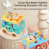 Bus Beat A Mole Toy Educational Sound Light Interactive Musical