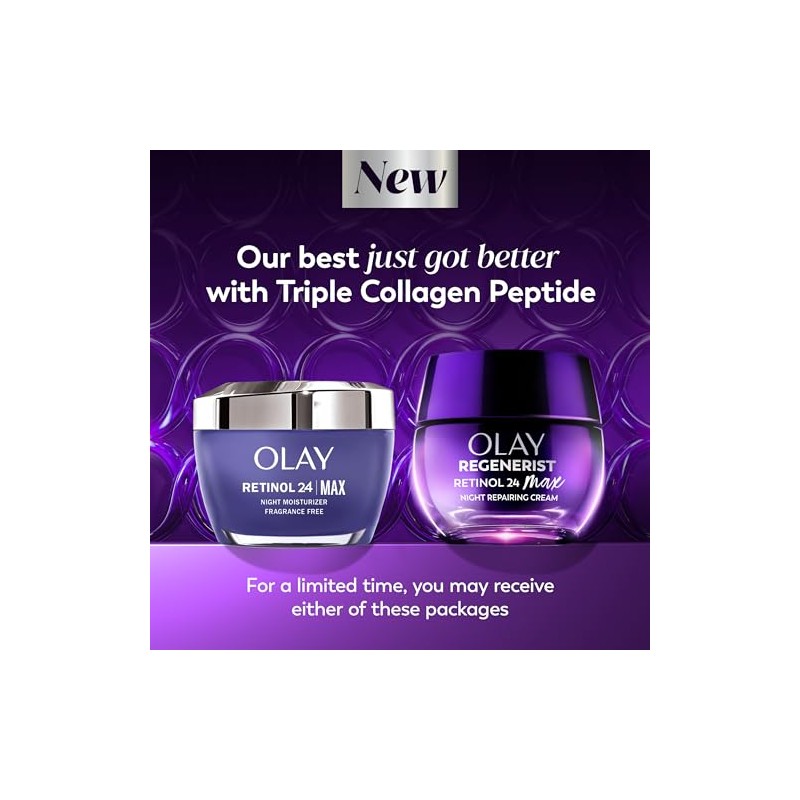 Olay Regenerist Retinol 24 Max Moisturizer, Retinol 24 Max Night