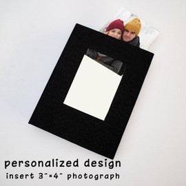 Cherrich Small Photo Album 5x7, Pack of 2 Linen Picture Book, Each Mini 26-Page Album Holds 52 Photos, Art Presentation Folder for Postcards & Picture Storage