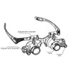 Magnifying Glasses with Light LED Illuminated Eye Loupe Headband Magnifier
