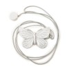 2 PCS Curtain Holdbacks,Resin Magnetic Butterfly Curtain Tie Back Clips