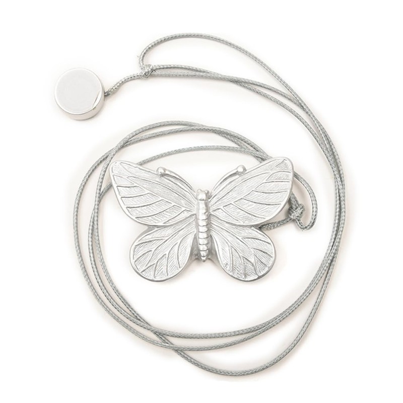 2 PCS Curtain Holdbacks,Resin Magnetic Butterfly Curtain Tie Back Clips