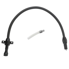 Premium Transmission Dipstick Compatible for G*MM Chevy 700R4 4L60E 4L80E, Flexible Firewall Mount Trans Dipstick with Stainless Steel Braided Housing