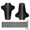 Gativs 2 Pieces Mudguard Mudguard Mountain Bike Mudguard Mountain Bike