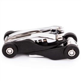 COZYROOMY Bicycle Repair Kit – Saddle Bag, Bicycle Tool Set with Bicycle Bag and Bicycle Multi-Tool, Chain Tool, Bicycle Tyre Tool, black