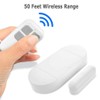 GuDoQi Door Alarm Sensor, Wireless Remote Window Alarm, 2 Remote