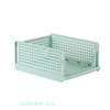 Stackable Storage Basket Plastic Large Open Drawer Wardrobe Cloth Container