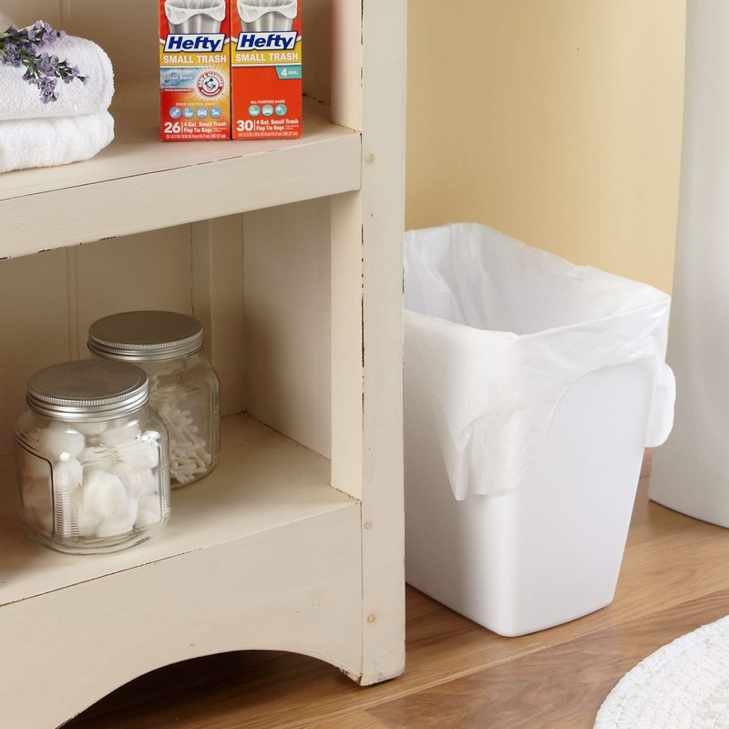 Hefty Small Garbage Bags, Flap Tie, Tropical Paradise Scent, 4