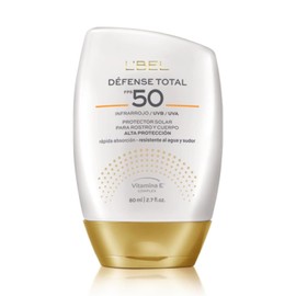 Bel Défense Total Protector Solar Rostro Cuerpo Alta Protección Fps Amplio Espectro Crema Rápida Absorción Resistente Agua Sudor Actividades Exterior