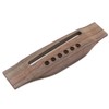 Unxuey Adjustable 6 String Rosewood Bridge Insert Set Acoustic Guitar
