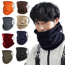 VEVE & MIKI Snood Towel, Neck Towel, Neck Cover, Neck Warmer, Neck Gaiter, Neck Guard, Sensitive Skin, Dry Skin, Soft, Cold Protection, Thick, Solid, Windproof, Thermal, Multi-functional, Commuting,