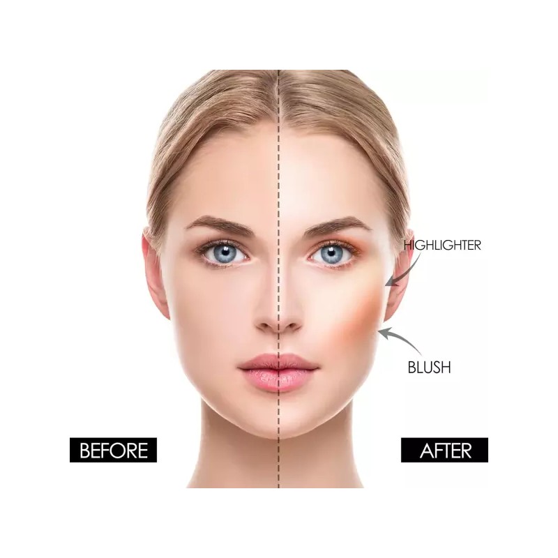 Focallure 포카루어 블러셔 및 형광펜 팔레트 3 in 1 메이크업