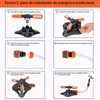 FOTABPYTI Rotating Lawn Sprinkler, ABS Garden Sprinkler 360° Operation for