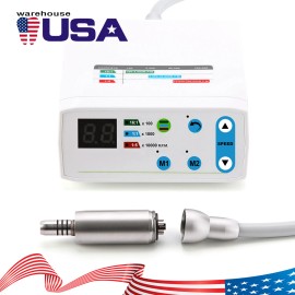 AZDENT Dental Brushless LED Electric Micro Motor 1:5 Fiber Optic LED  Contra Handpiece - Micro Motor