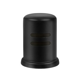 1-5/8" cap diameter 2-1/4 Dishwasher Solid Brass Air Gap Cap Only, Replacement for air gap dishwasher Air Gap Cover Fits Most Air Gap Bodies (Matte Black)