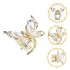 OHPHCALL 5pcs Butterfly Hair Clips for Women Small Non- Hair