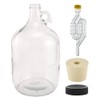 North Mountain Supply - 1G-38-ST-TB-1 1 Gallon Glass Fermenting Jug
