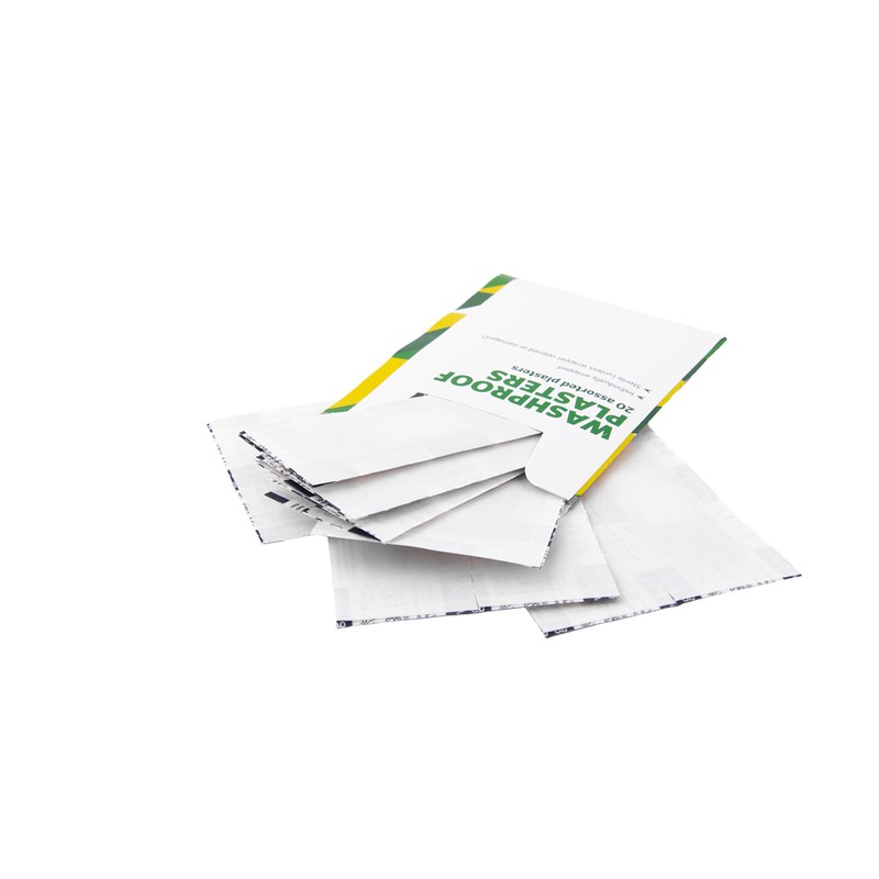 St John Ambulance Assorted Washproof Plasters - Pack of 20