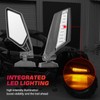 Wsays Side Rear View Mirrors with LED Turn Signal Lights