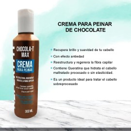 Crema Peinar Nefertiti Hidratación Chocola Max 300