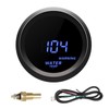 2'' 52mm Water Temperature Gauge, Car Digital Blue Led Water
