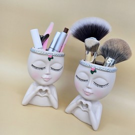 Succulent Makeup Brush Holder Mini Pot
