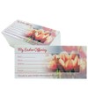 Easter Offering/Tithe Envelopes - Beautiful Pink Tulip Design, Name, Date,