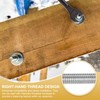 QUARKZMAN 4Pcs Barra Filettata Completa, M2 X 0.4Mm Passo 304