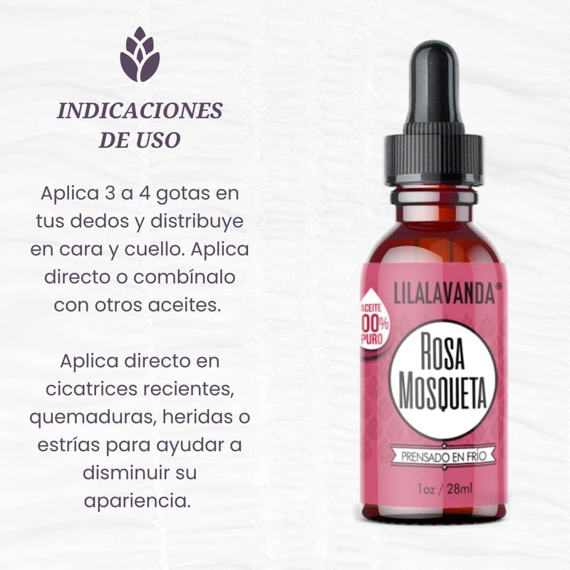 LilaLavanda – Kit Trío Facial: Rosa Mosqueta, Moringa y Jojoba