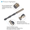 CoCud Twist Drill Bit 8.5mm Cutting Edge Titanium Nitride Coated