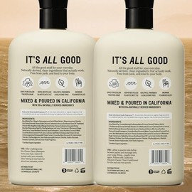 California Naturals Paquete de Champú y Acondicionador, Cuidado Del Cuero Cabelludo y El Cabello para Mujeres y Hombres, Natural, Vegano, Crueldad, Silicona, Parabenos y Sulfatos Shampoo + Acondiciona