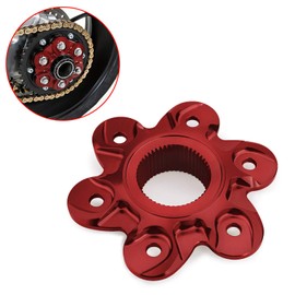 MadHornets Rear Sprocket Flange Cover for Ducati Superbike 1098 1198 1199 1299 Monster 1200 Red