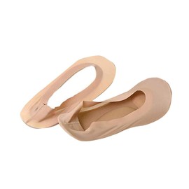 Baluue Ankle Support Socks Padded Boat Socks Arch Support for Heel Non-slip for Men Women Dark Skin