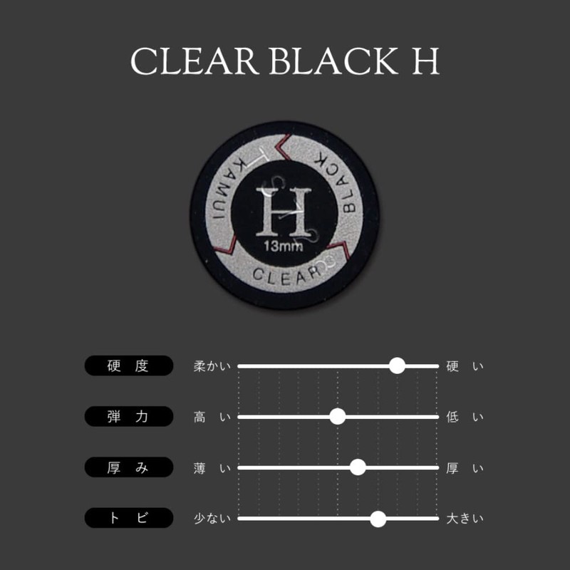 Billiard Tap The Legend Clear Kamui Black (H Kamui)