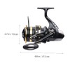 Sosoport Far Round Metal Fishing Reel 4.9:1 Gear Ratio 13