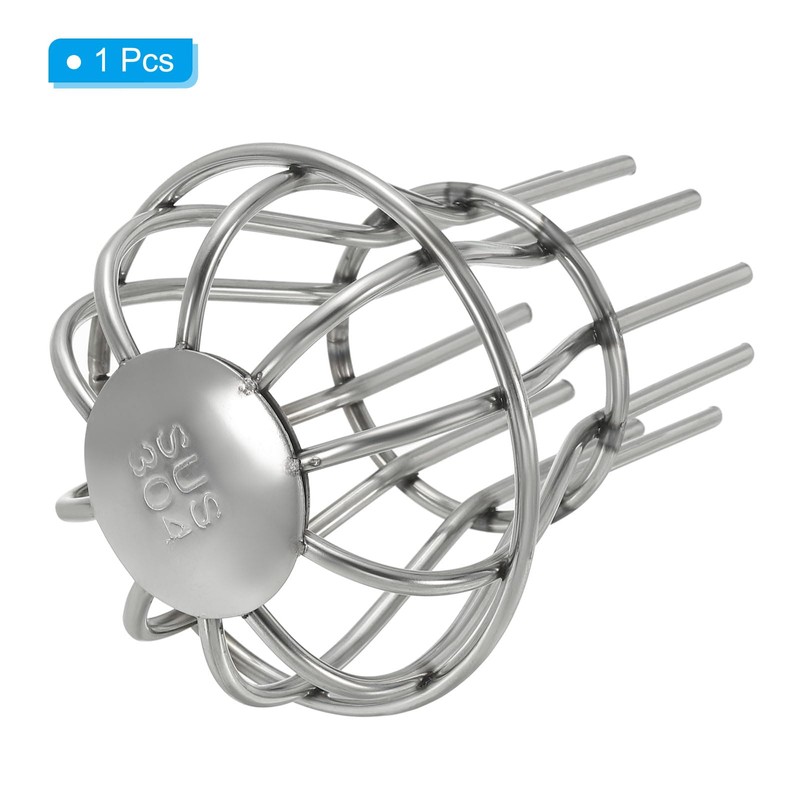 PATIKIL Gutter Guard, 304 Stainless Steel Down Pipe Strainer, Anti-Blocking