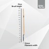 Axus Decor Angled Fitch Paint Brush (Grey Series) - 6mm