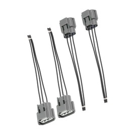 Partuto 4pcs Ignition Coil Connectors Plug Wiring Harness Pigtail 3 Wire Replacement