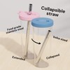 24 oz Leak-Proof Reusable Boba Cup by Dodoko with Resealable