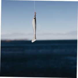 Kisangel 6pcs Double Back Artificial Fishing Lures Realistic Simulation Bait for Sea Fishing Essential Tackle for Outdoor Angling for Attracting Fish