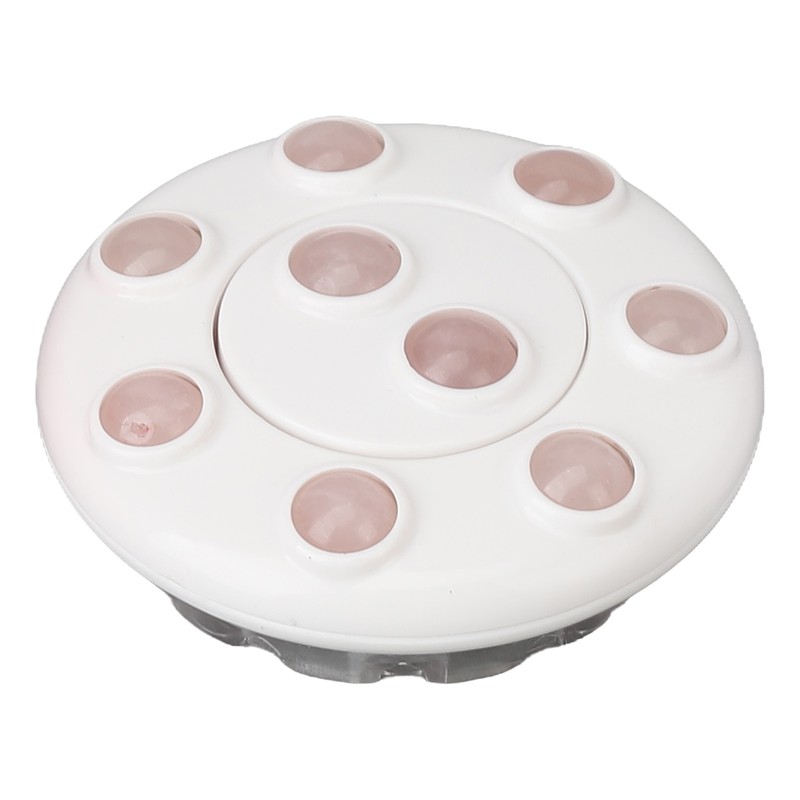Electronic Facial Brush Reduce Fatigue Silicone Head Jadestone Roller Massaging