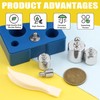 Mardatt 6 Pcs Precision Scale Calibration Weight Set, 5g 10g