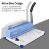 Comb Binding Machine, 21-Hole, 450 Sheets Capacity, Punch up to