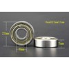 GOIYZTTR 30pcs Bearing Wheel 608 ZZ Both Sides Shielded Skateboard