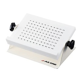 As One Microplate Tilting Stand MPS-2 with Address Display, 6.5 x 4.1 x 2.4 inches (166 x 105 x 60 mm) /1-5926-02